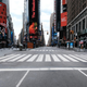 Times Square, which usually has people in it